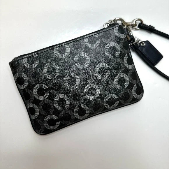 Coach Coated Canvas Wristlet – Dotted Signature – Excellent Condition - Picture 4 of 8